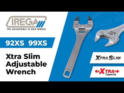 IREGA Xtra Slim Jaw Adjustable Wrench (100mm x 13mm CAP)