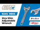 IREGA Xtra Slim Jaw Adjustable Wrench (100mm x 13mm CAP)