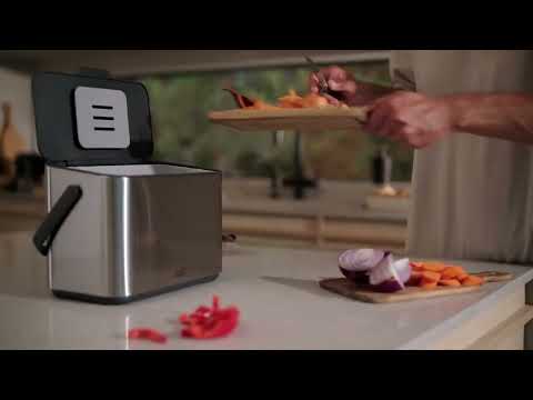 Collect 4L Stainless Steel Food Waste Caddy - Joseph Joseph