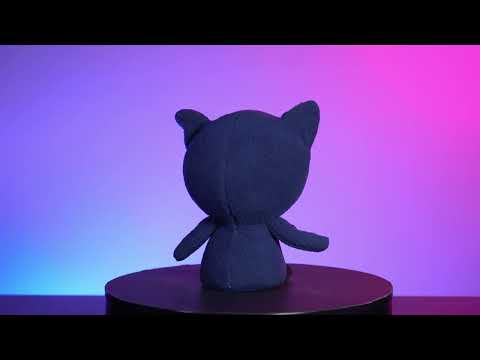 Plush - Gus Fink's Cola the Stitch Kitty (11 x 8 x 18cm)