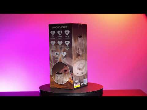 Touch Lamp Shade - Sparkling Crystal (25.6cm)