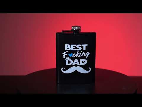 Metal Flask - Best F*cking Dad (13.5cm)