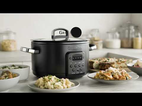 Bistro Slow Cooker 3.7L  - Stainless Steel - GreenPan