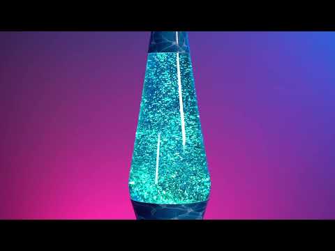 Glitter Lamp - Pool Diamond (9.2 x 9.2 x 36cm)