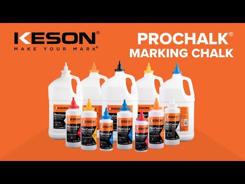 KESON ProChalk® High Visibility Glo-Orange Marking Chalk - 227g