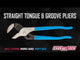 CHANNELLOCK 115mm Straight Jaw Tongue & Groove Plier