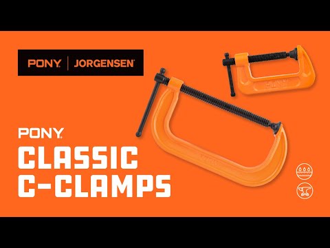 PONY JORGENSEN 200mm Classic Light-Duty C-Clamp