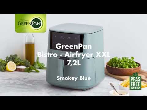GreenPan Bistro Airfryer 1 basket 7.2L-  Smokey Blue - GreenPan