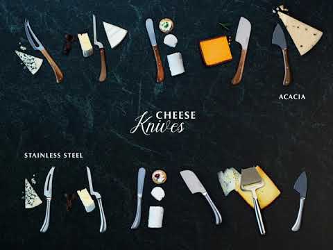 Stanley Rogers - Pistol Grip Acacia Slotted Soft Cheese Knife