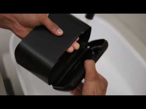 Easystore Large Toothbrush Caddy Black - Joseph Joseph