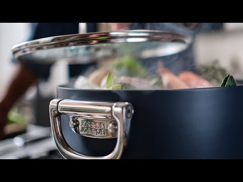Space 23cm/5.4qt Non-Stick Induction Saucepan & Lid - Joseph Joseph