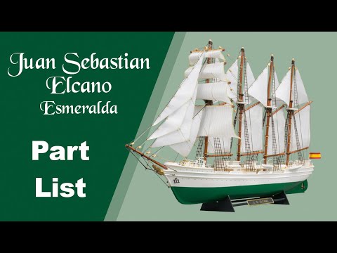 Wooden Ship & Fittings - J.S.Elcano/Esmeralda