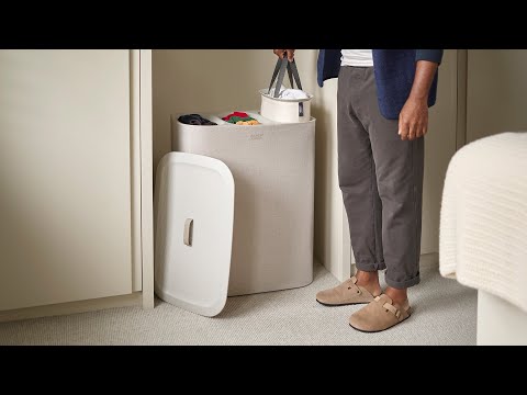 Joseph Joseph Tota Trio 90L Laundry Separation Basket Ecru