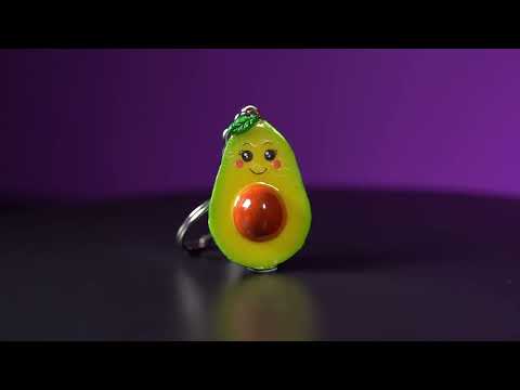 Keychain - Avocado (Set of 6)