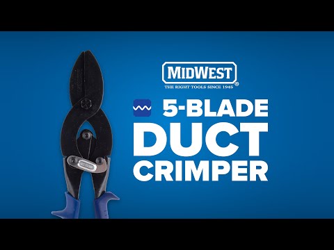 MIDWEST 5-Blade Duct Crimper