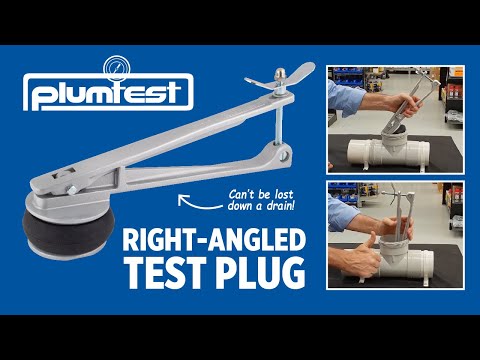 PLUMTEST 100mm Right Angled Test Plug