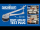 PLUMTEST 100mm Right Angled Test Plug