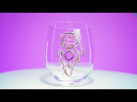Stemless Glass - Follow Your Dreams Tallulah Dream (12.5cm)