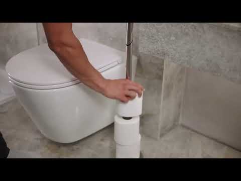 Luxe 2in1 Toilet Roll Stand - Joseph Joseph