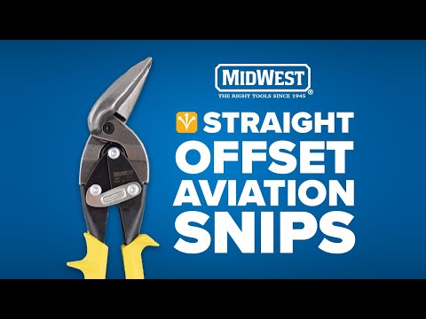 MIDWEST Straight Offset Aviation Snip