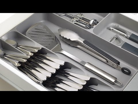 Joseph Joseph - DrawerStore cutlery utensil and gadget organiser - Grey