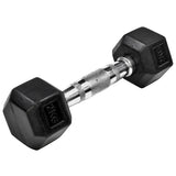 Rubber Hex Dumbells 2kg Ea