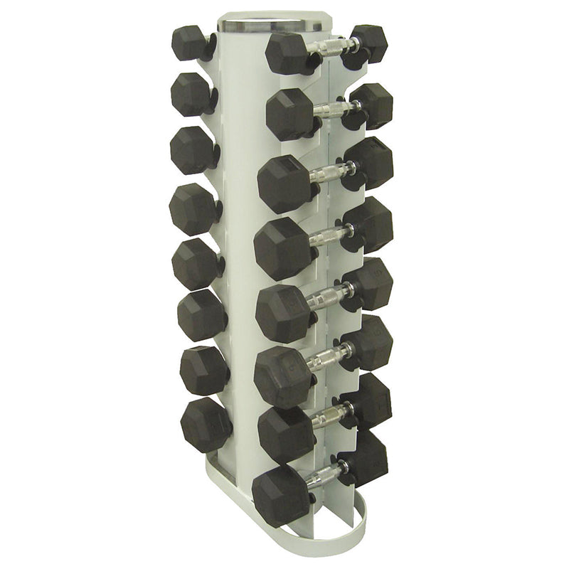 Rubber Hex Dumbells 2kg Ea