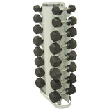 Rubber Hex Dumbells 2kg Ea