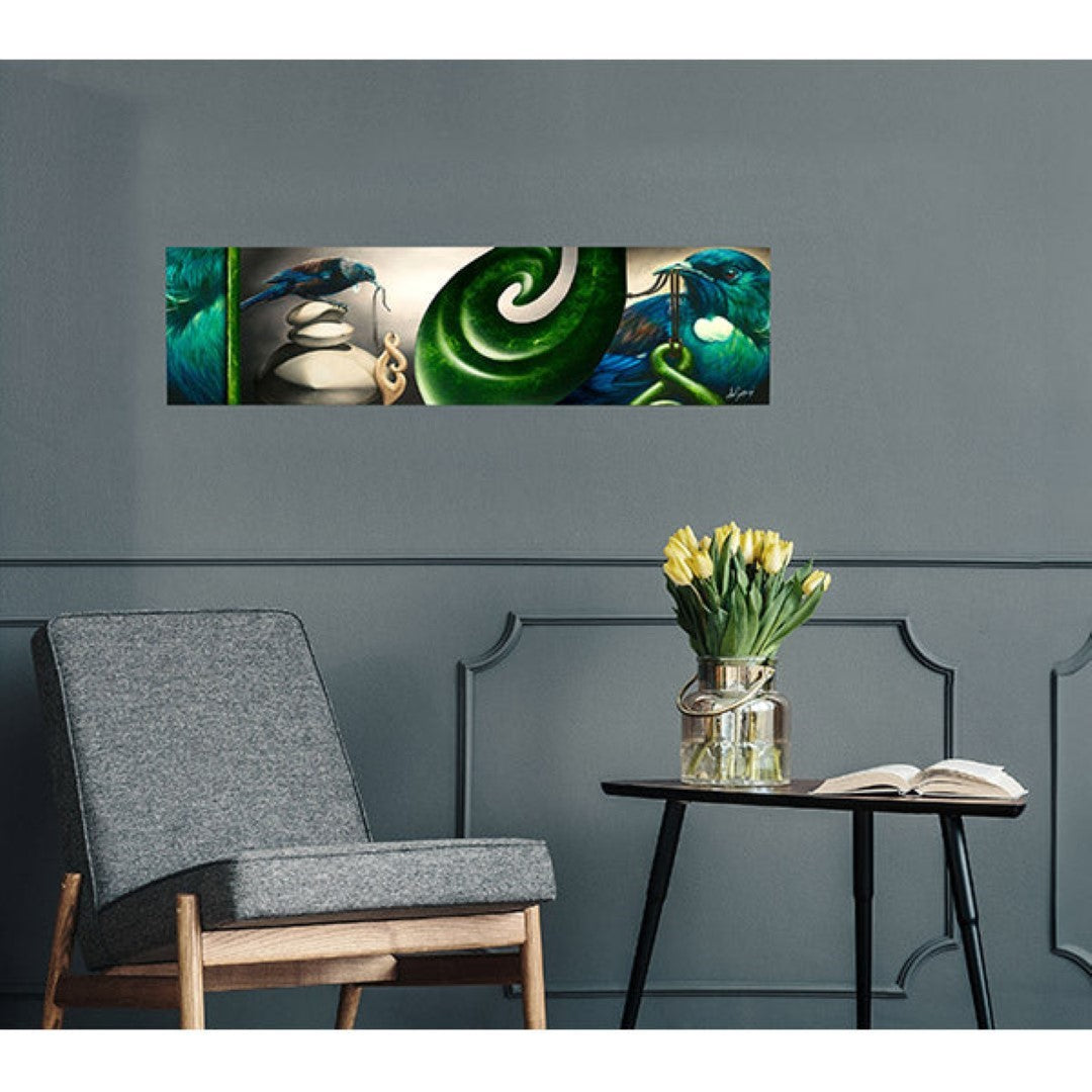 Glass Art Print - Inquisitive (18.50 60cm)
