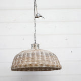 Bamboo hanging pendant light, eco-friendly design, natural color, 80x80x47cm, emits a warm glow for any room.