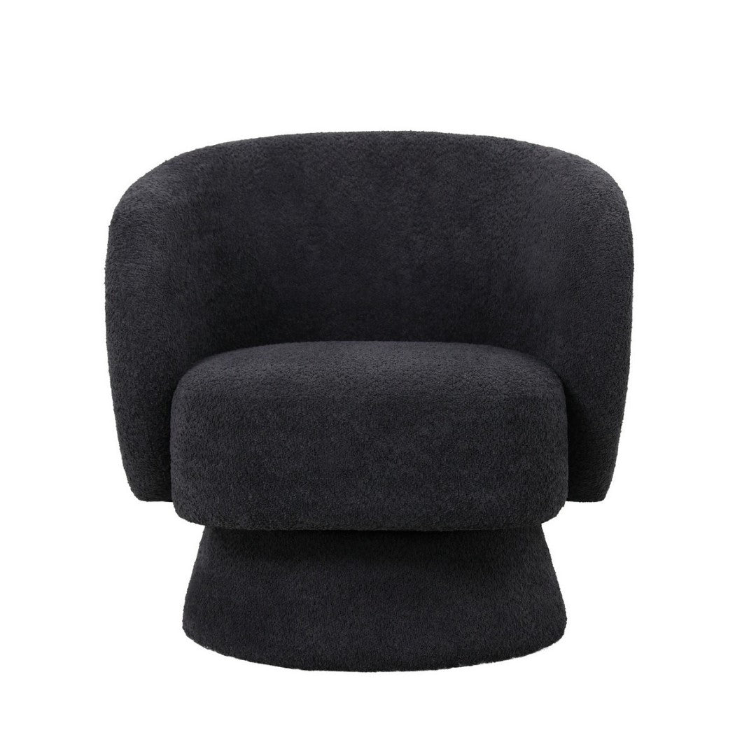 Contemporary Boston Charcoal Swivel Chair with ergonomic design, 360-degree swivel, and stylish upholstery for versatile comfort.