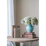 Floral decorative book boxes set, ideal for storage and enhancing home decor, measuring 18 x 7 x 27 cm.