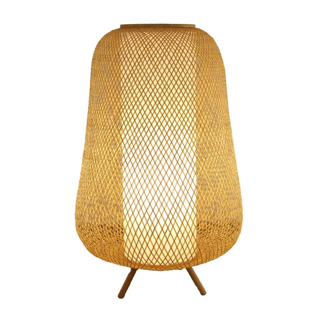 Bamboo Floor Lamp (46x46x73cm) adds warmth and organic charm, perfect for stylish illumination in any room.