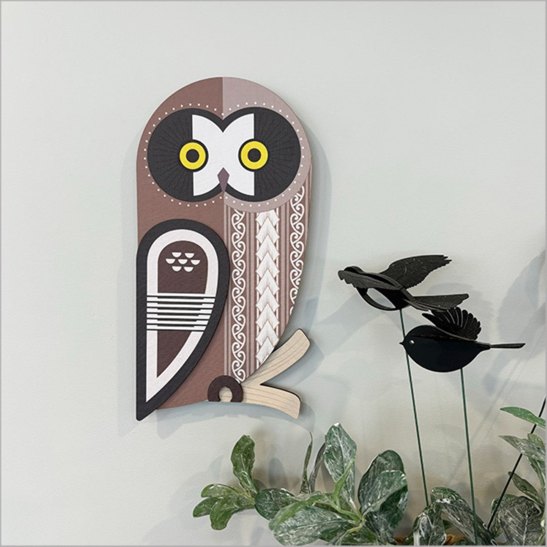 Intricate wall art featuring layered prints of birds, bees, and butterflies, crafted from 3mm thick board, perfect for indoor decor.