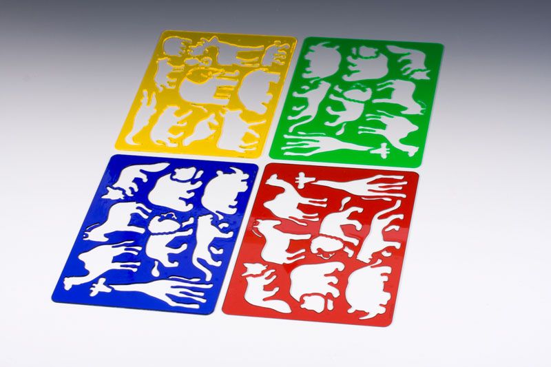 Drawing Stencil 4asst (4 Packs)