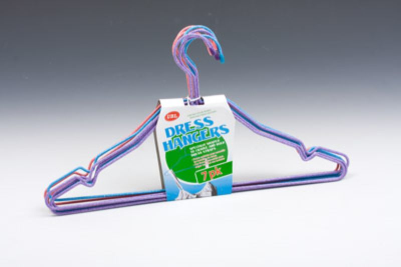 Dress Hanger - 3 Colour Wire (84pcs)