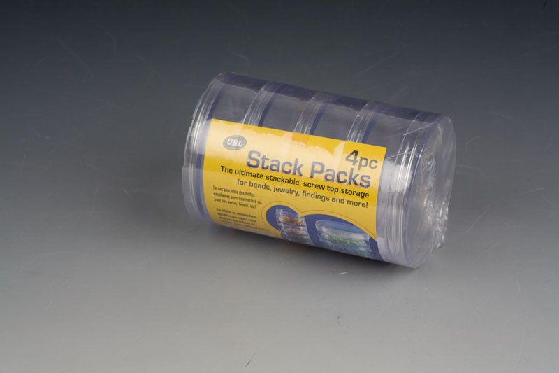 Cannister Stack - 4pk Clear (3 Sets)