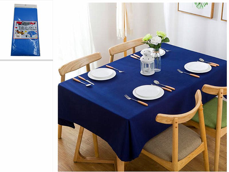 Plastic Tablecloth - Navy Blue 1.37 X 2.74m (12 Units)