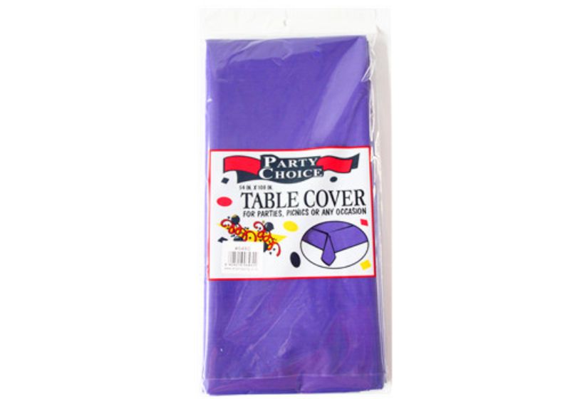 Tablecloth - 1.37 X 2.74m Purple (Set Of 6)