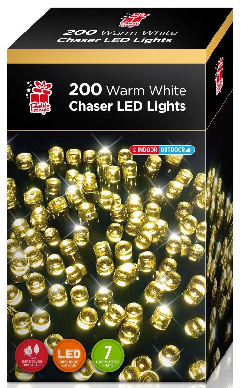 Leds Flashing Lights - Warm White (200pc Set)