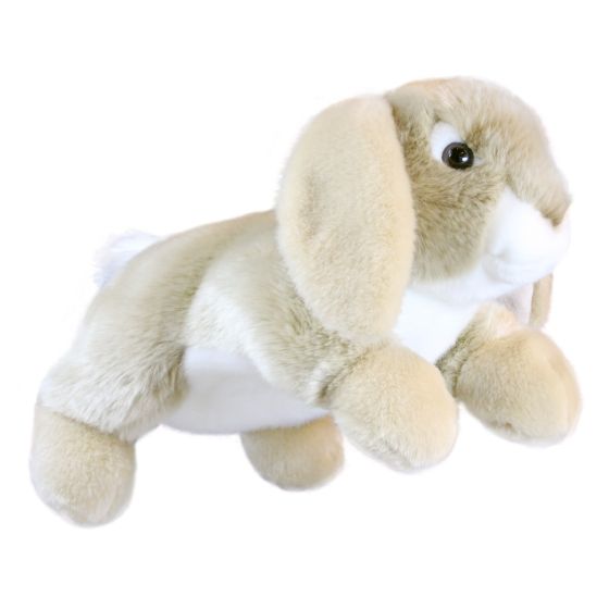 Full Bodied Puppet - Rabbit (Lop-Eared - Beige & White) - Puppet Co.