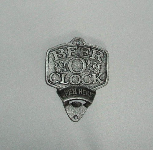 Bottle Opener -11x15cm Beer O'clock