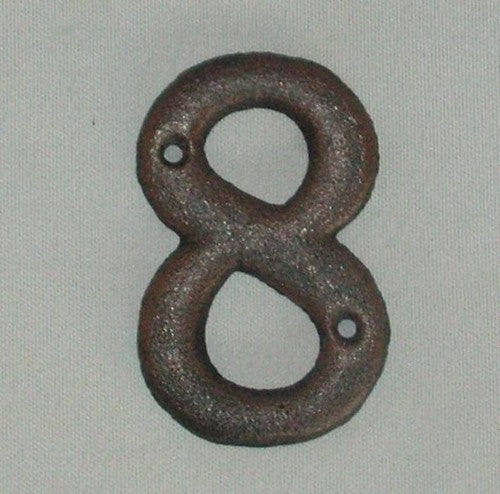 Letter Box Numbers - House Number - Number8