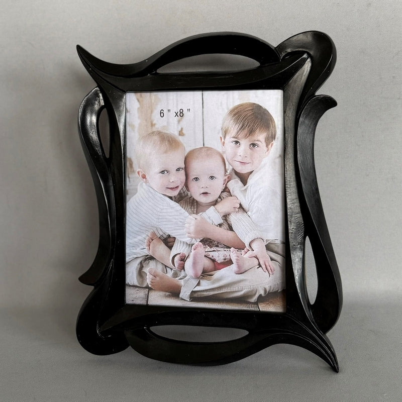 Photo Frame - Black Swirl (19 x 24cm)