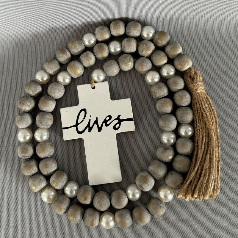 Beaded Rope - Lives Cross (133cm)