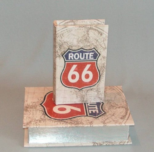 Storage Box - Route 66 Design Leatherette Boxes