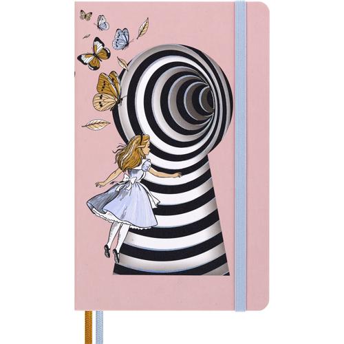 Alice in Wonderland Ruled Notebook Moleskine Large
