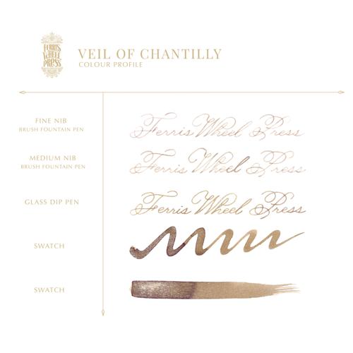 Beige Fountain Pen Ink Ferris Wheel Press Veil of Chantilly 38ml
