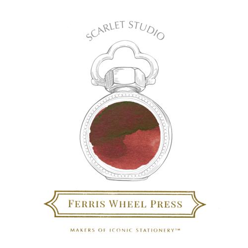 Burnt Sienna Fountain Pen Ink Ferris Wheel Press Scarlet Studio 38ml