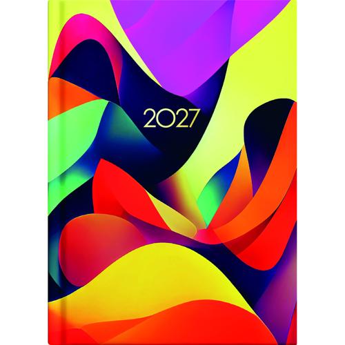 2027 Weekly Diary Collins Carnival A53 Hardcover